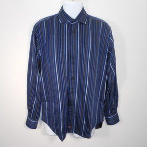 Thomas Dean men's long sleeves dress shirt